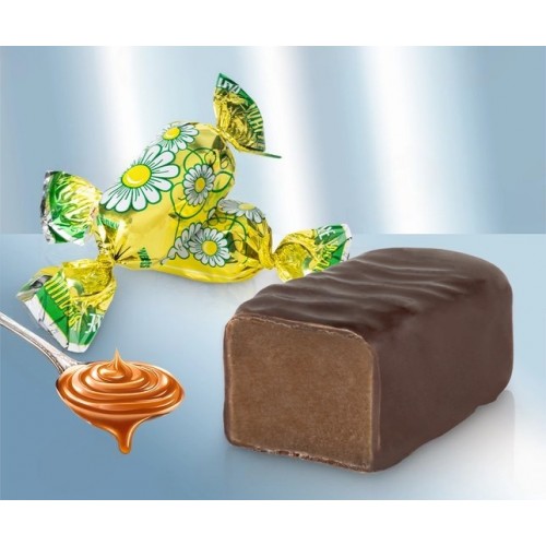 Конфеты “Белая ромашка”со вкусом вареной сгущёнки, 300г